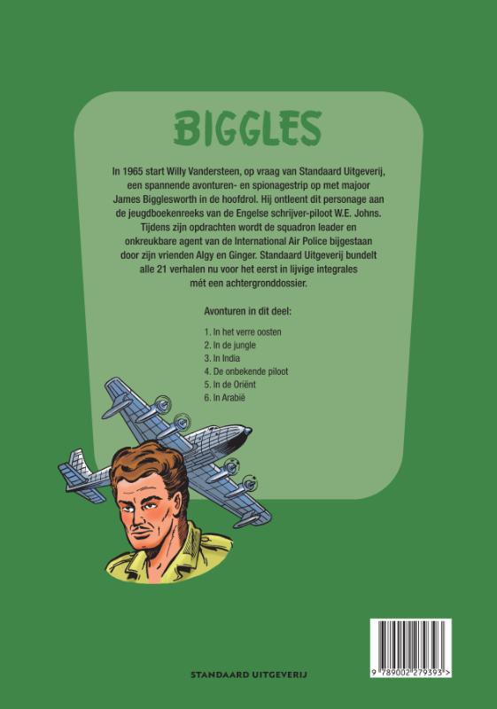 Achterkant van Biggles Intergraal 1