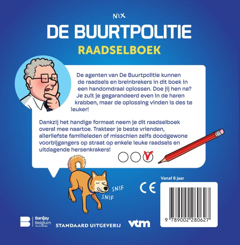 Achterkant van Raadselboek