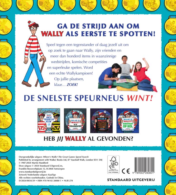 Achterkant van Nog sneller racen tegen de klok!