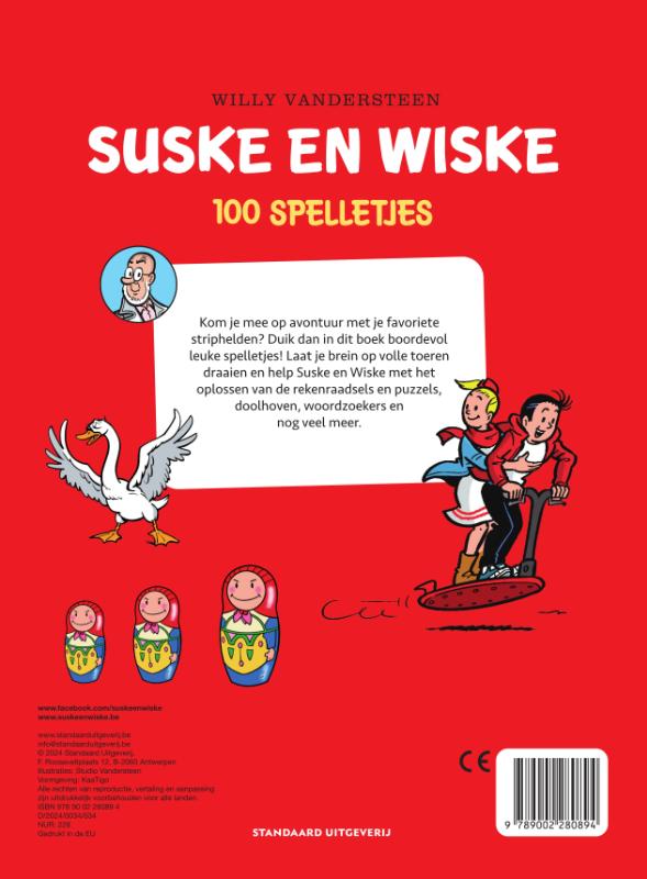 Achterkant van 100 spelletjes