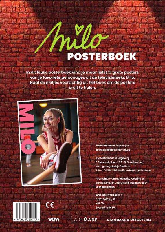 Achterkant van Milo Posterboek