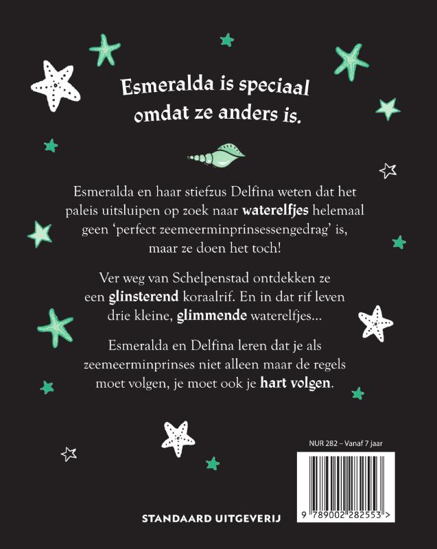 Achterkant van Esmeralda en de waterelfjes