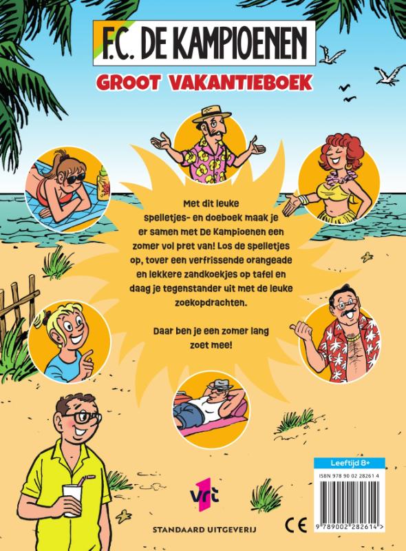 Achterkant van Groot vakantieboek