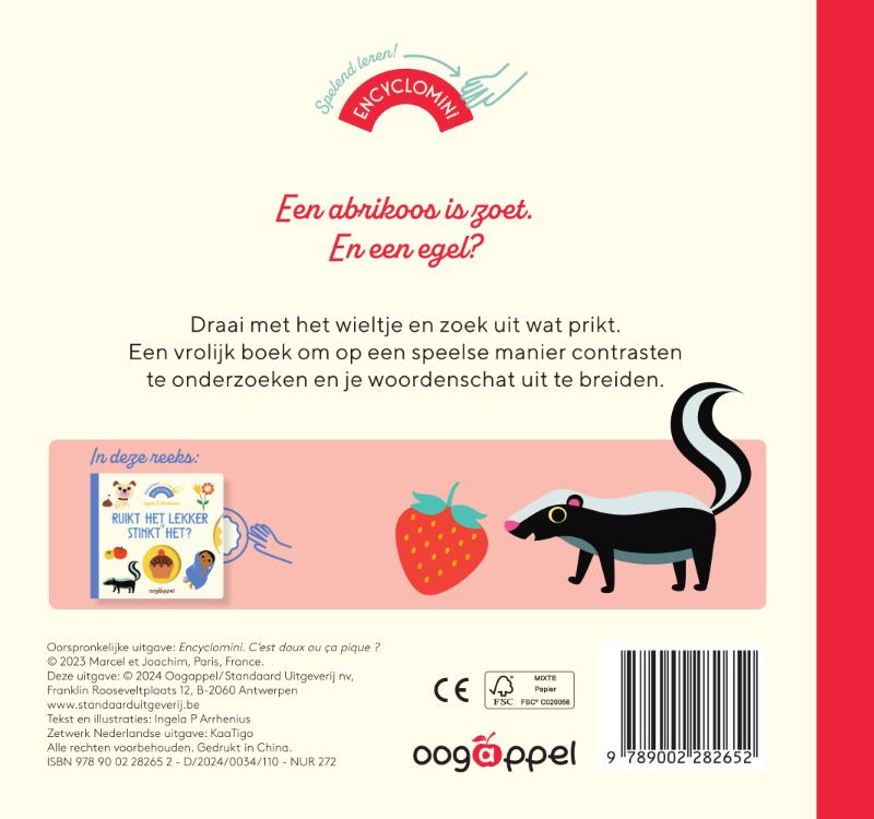 Achterkant van Is het zacht of prikt het?