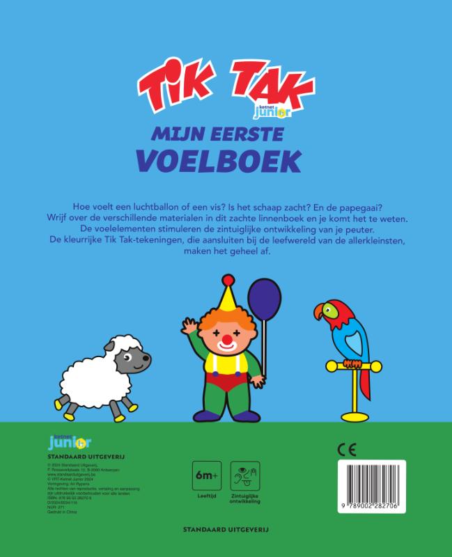 Achterkant van Mijn eerste voelboek