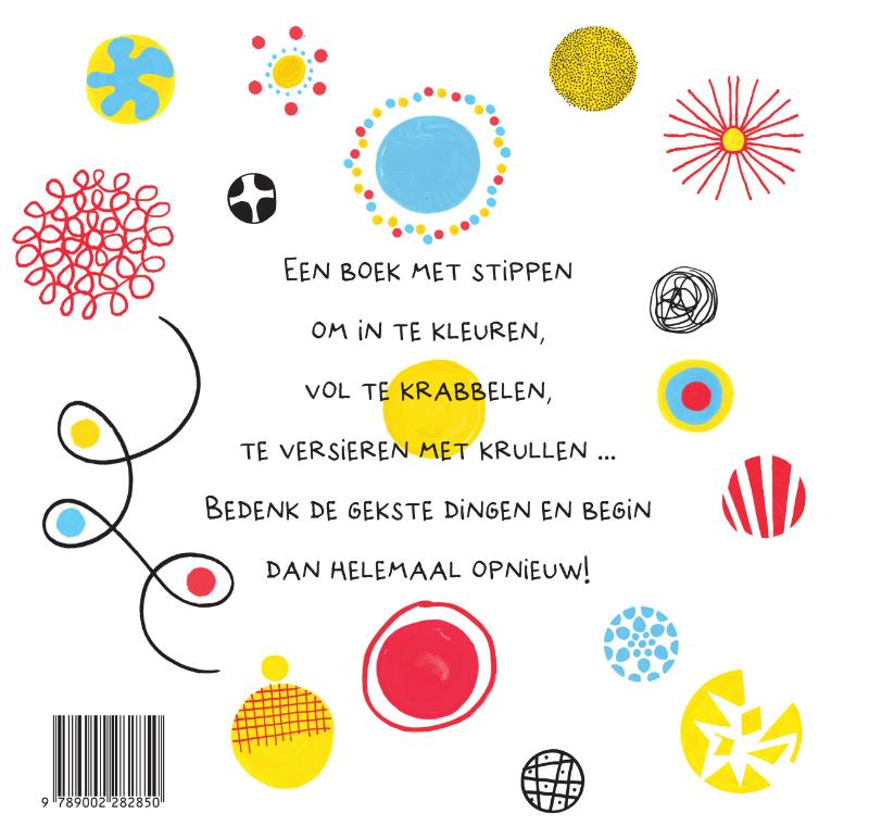 Achterkant van Teken, krabbel, kleur je mee?