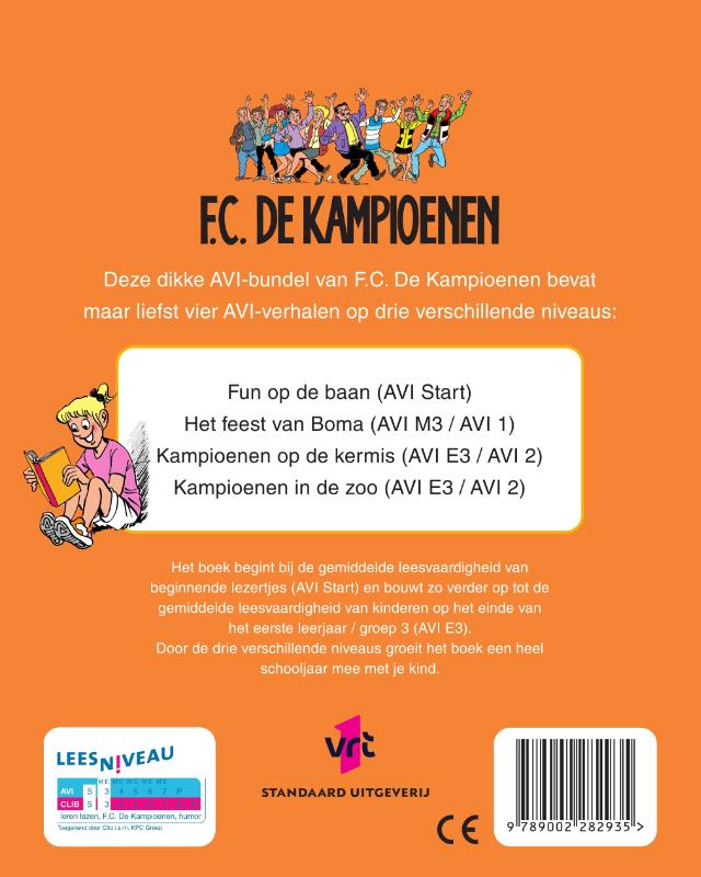 Achterkant van 4 verhalen voor beginnende lezers