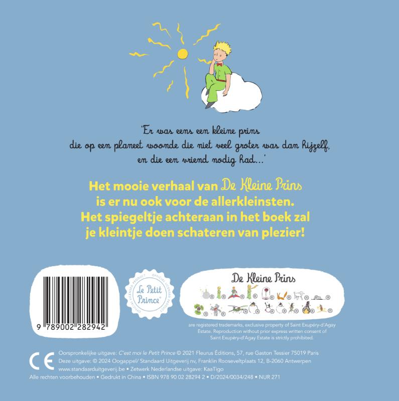 Achterkant van Ik ben het, de Kleine Prins