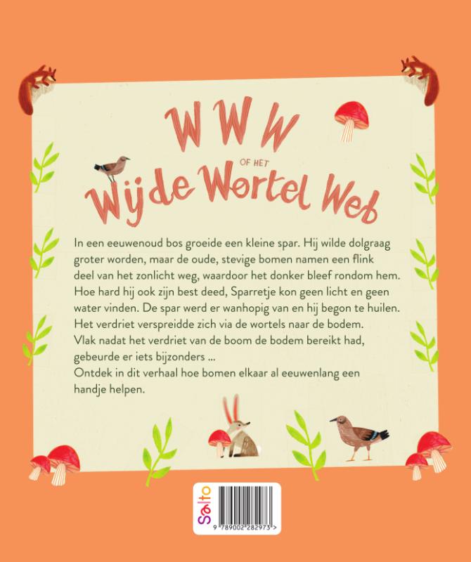 Achterkant van WWW of het Wijde Wortel Web