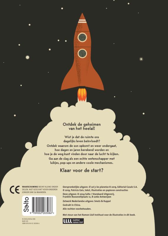 Achterkant van De zon en de planeten