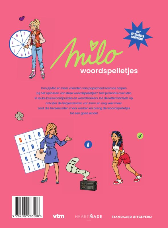 Achterkant van Milo woordspelletjes