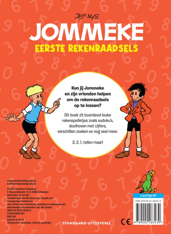Achterkant van Eerste rekenraadsels