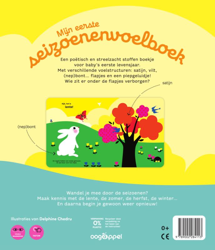 Achterkant van Mijn eerste seizoenenvoelboek