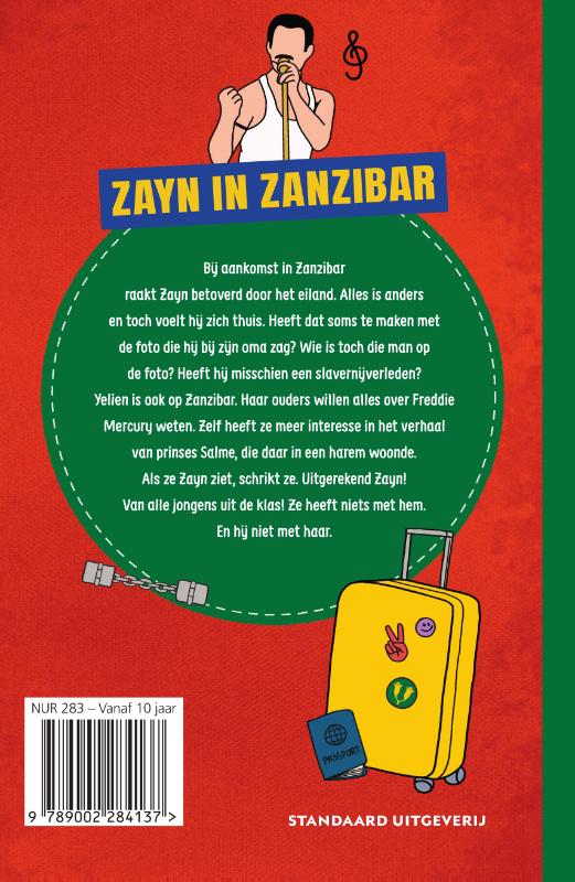 Achterkant van For Friends Only! Zayn in Zanzibar