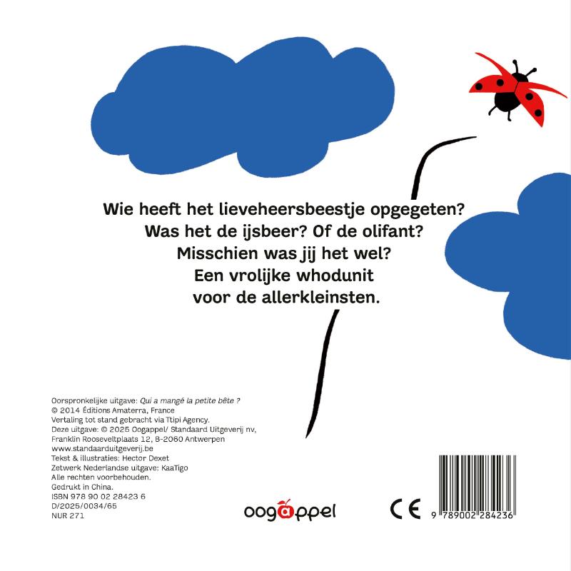 Achterkant van Wie at zijn buikje vol?