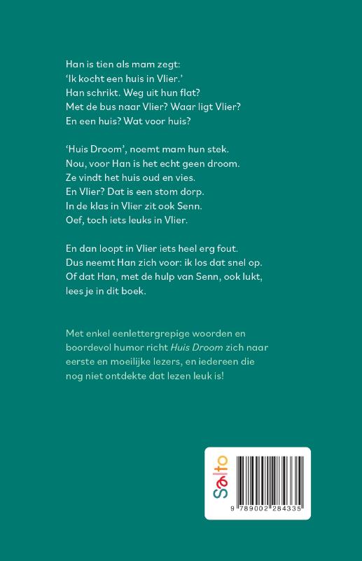 Achterkant van Huis Droom - Ik lees als een trein