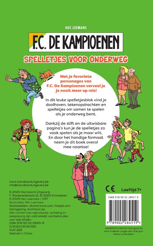 Achterkant van Spelletjes voor onderweg