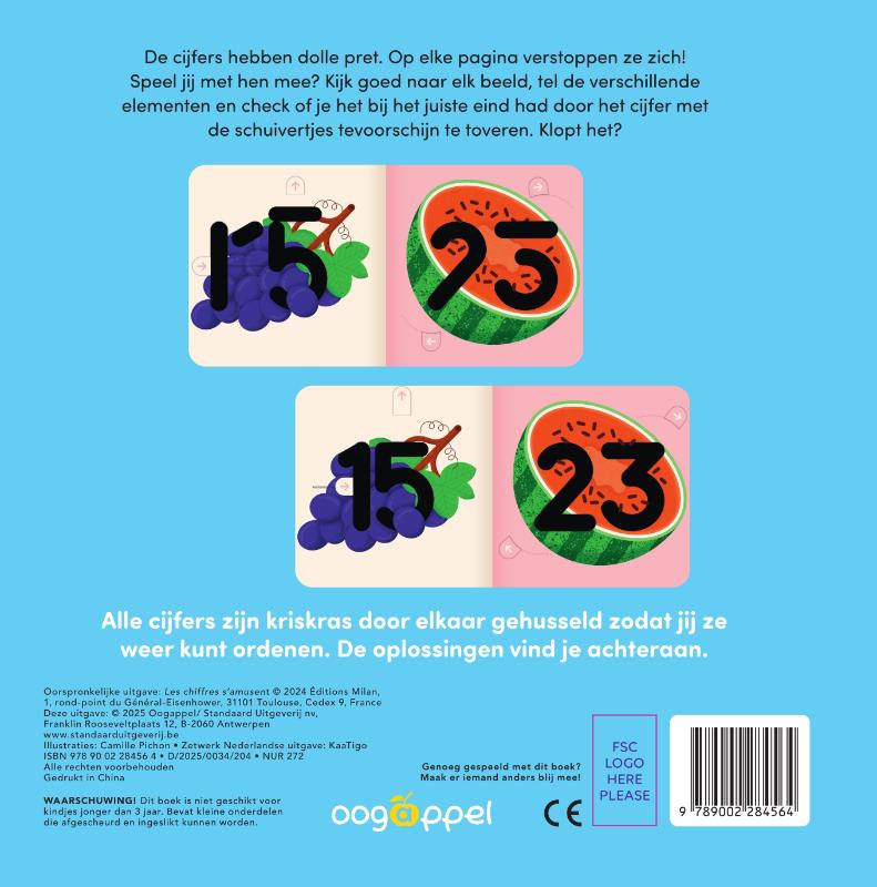 Achterkant van Cijferpret