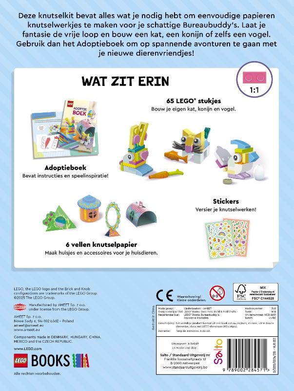 Achterkant van Lego Bureau Buddy's