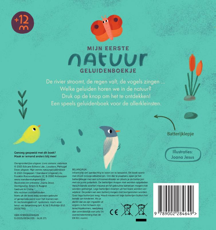 Achterkant van Mijn eerste natuurgeluidenboekje