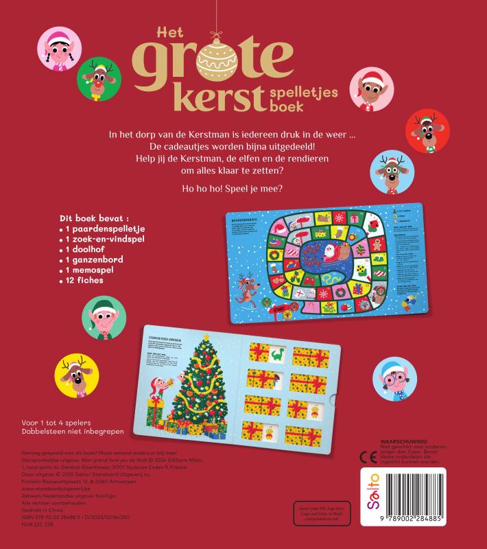 Achterkant van Het grote kerstspelletjesboek