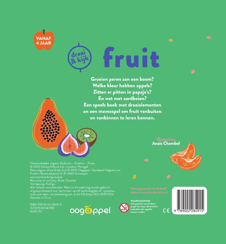 Achterkant van Fruit
