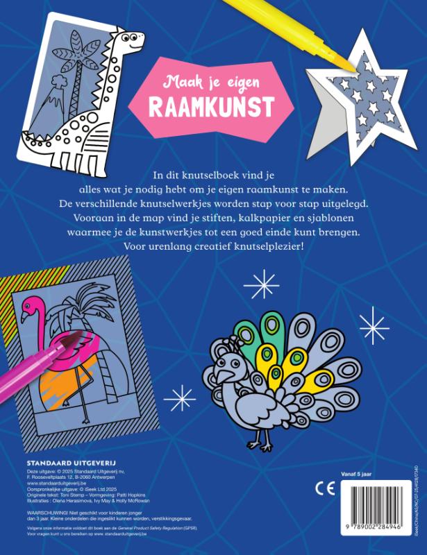 Achterkant van Maak je eigen raamkunst
