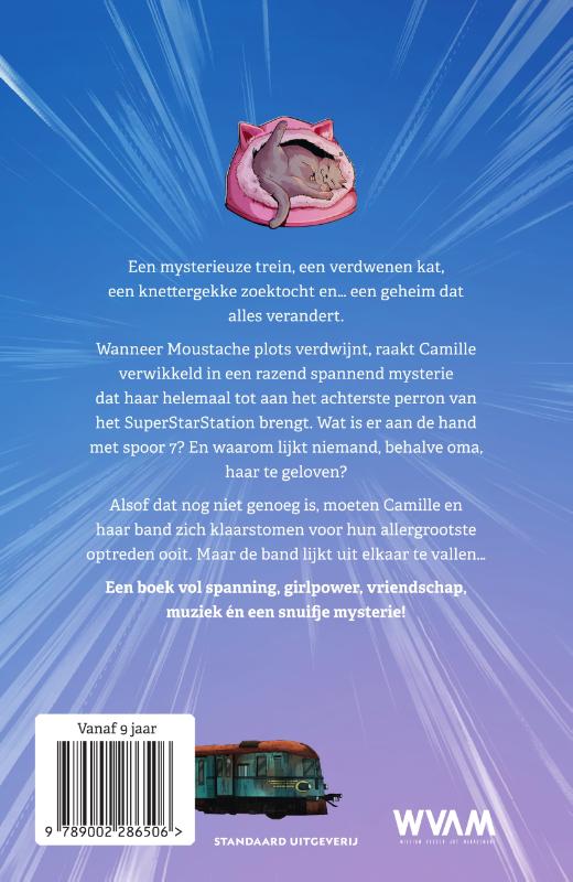 Achterkant van Het Geheim van spoor 7