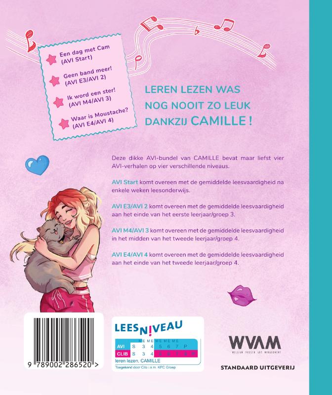 Achterkant van Ik leer lezen met Camille