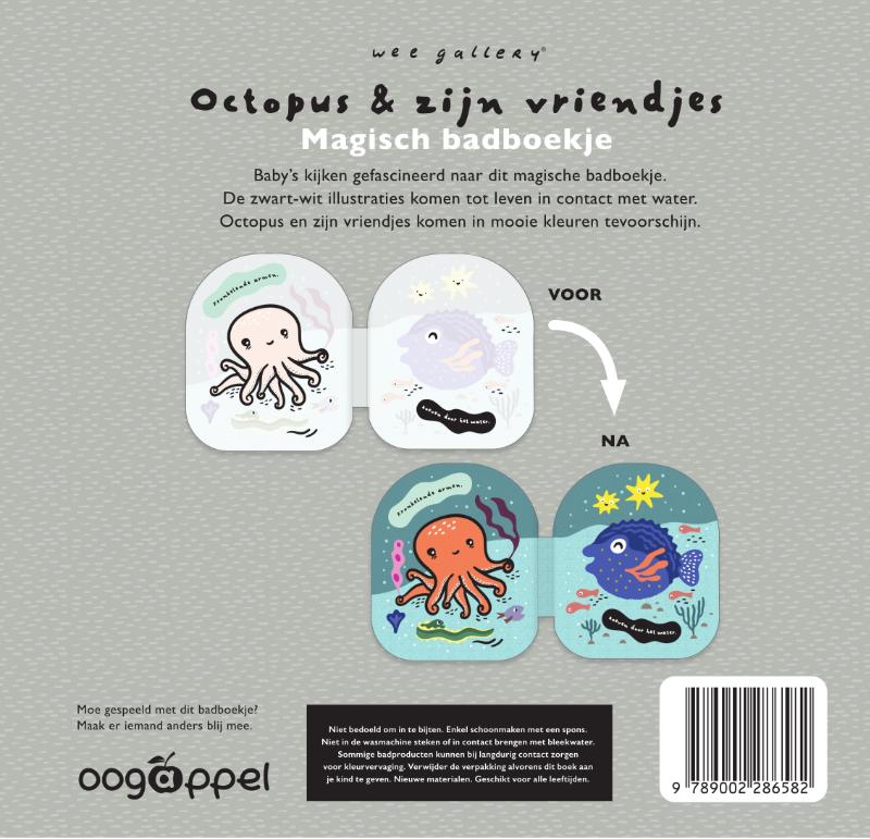 Achterkant van Octopus en zijn vriendjes