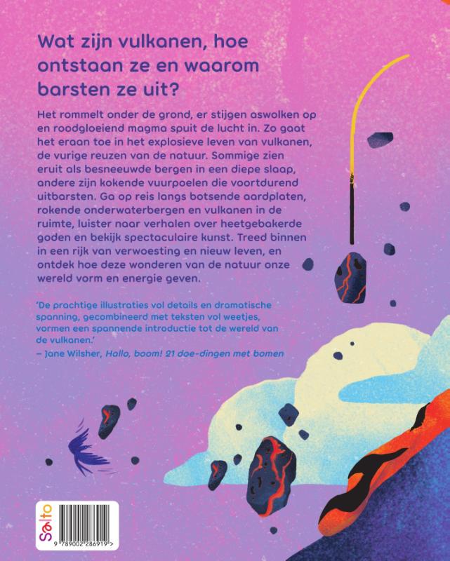 Achterkant van Vulkanen