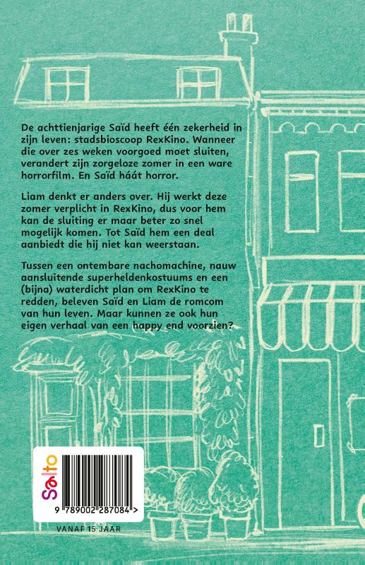 Achterkant van Red de romcom