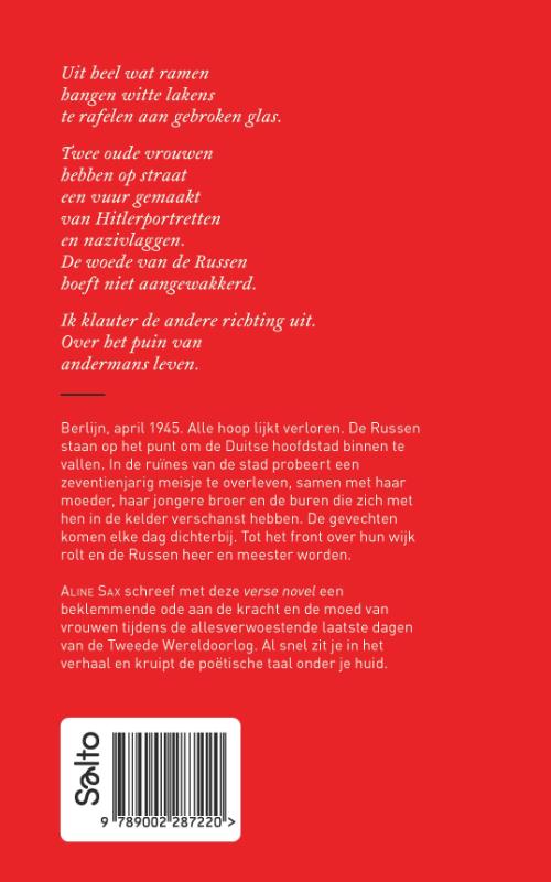 Achterkant van Wat ons nog rest