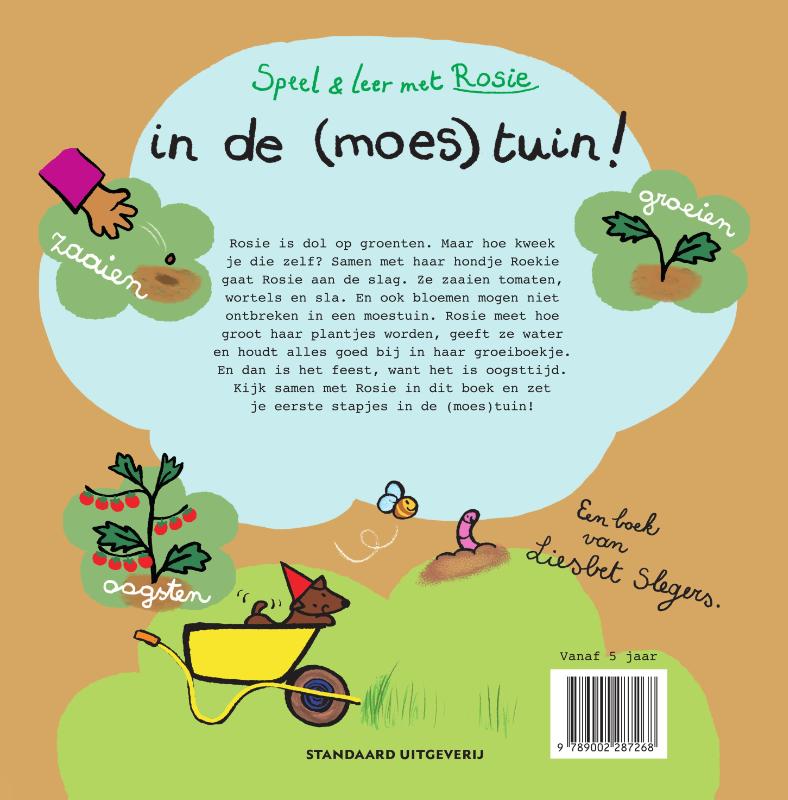 Achterkant van In de (moes)tuin