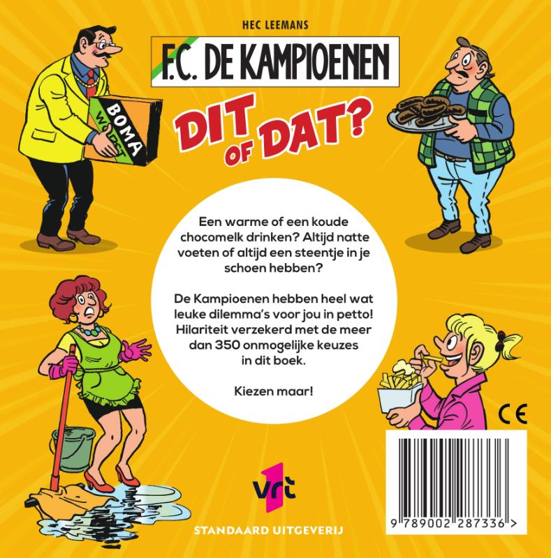 Achterkant van Dit of dat? Meer dan 350 dilemma's van je favoriete voetbalploeg