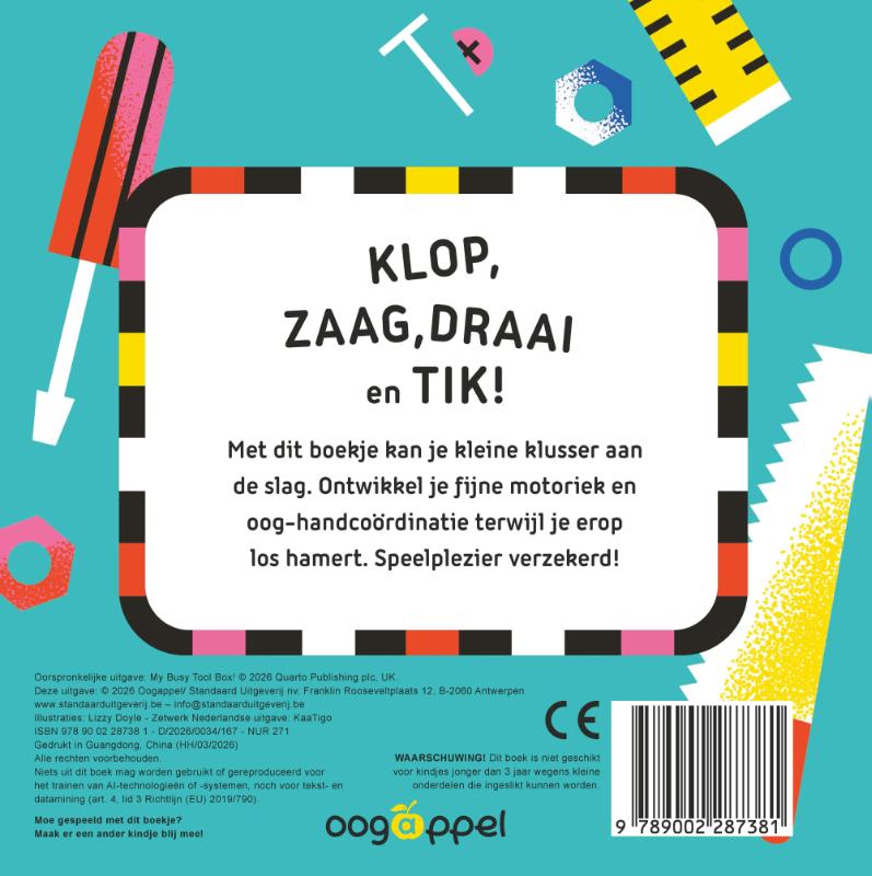 Achterkant van Mijn eerste gereedschapskist