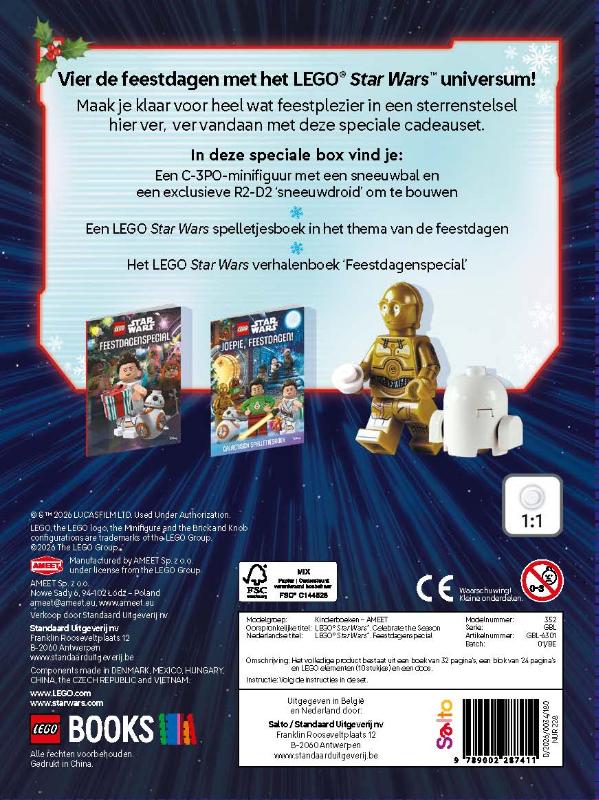 Achterkant van Lego Star Wars Feestdagenspecial