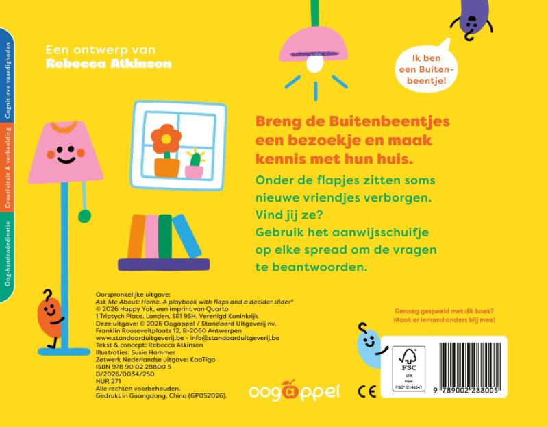 Achterkant van Vraag maar raak! Thuis