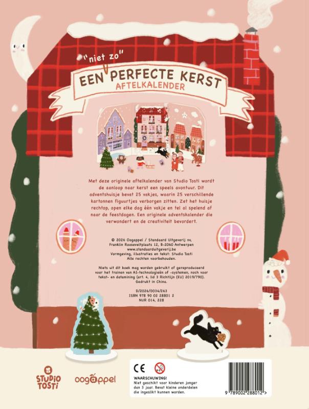 Achterkant van Een (niet zo) perfecte Kerst - Aftelkalender