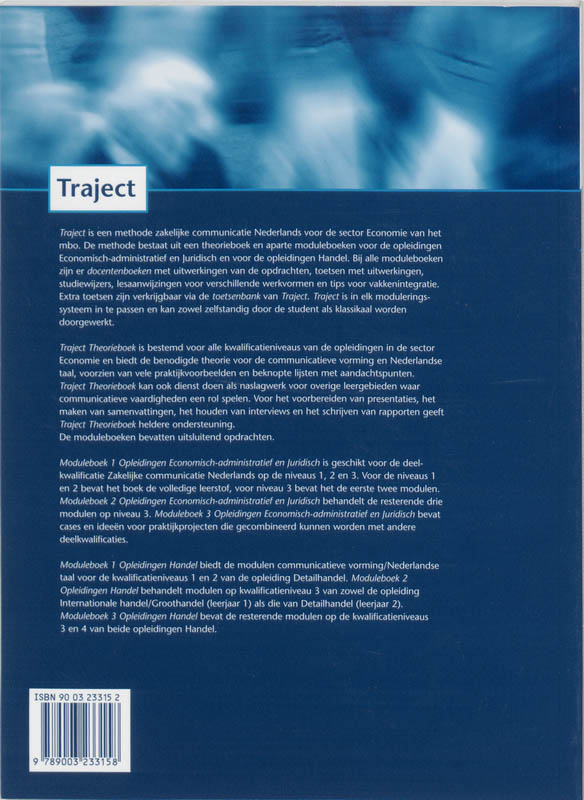 Achterkant van Moduulboek 2