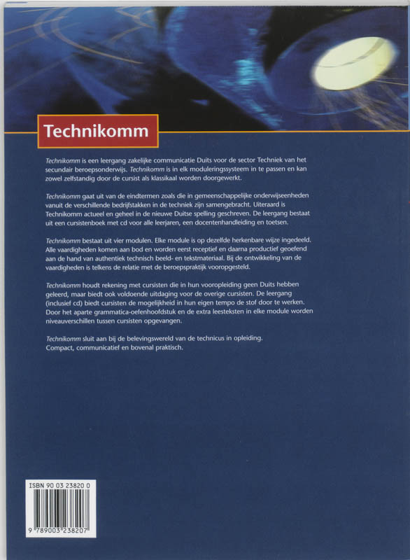 Achterkant van Leerlingenboek