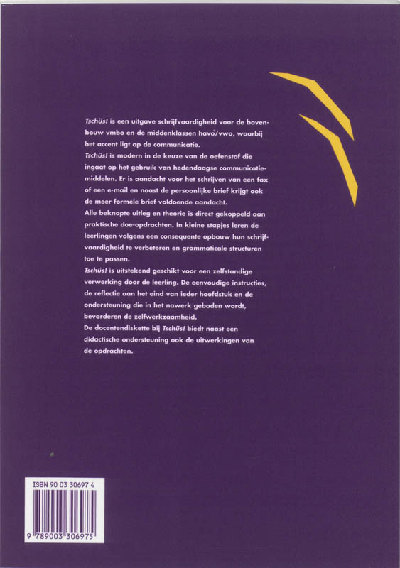 Achterkant van Leerlingenboek