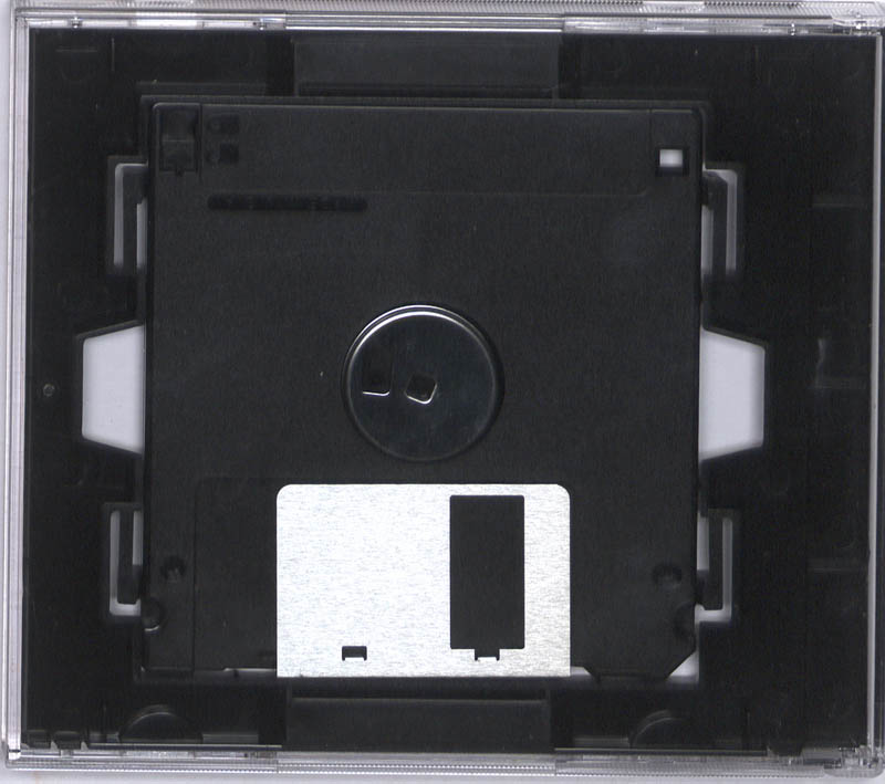 Achterkant van docentendiskette