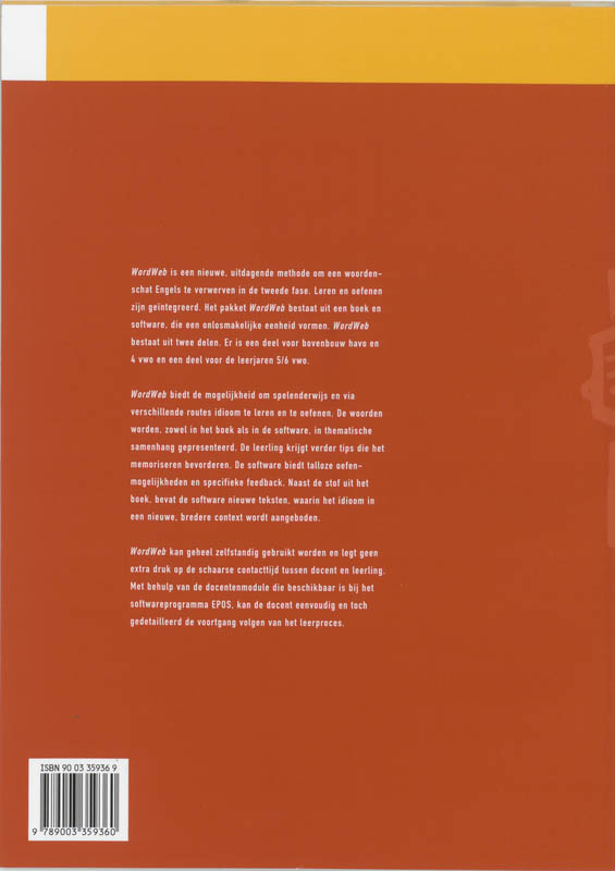 Achterkant van Leerlingenboek