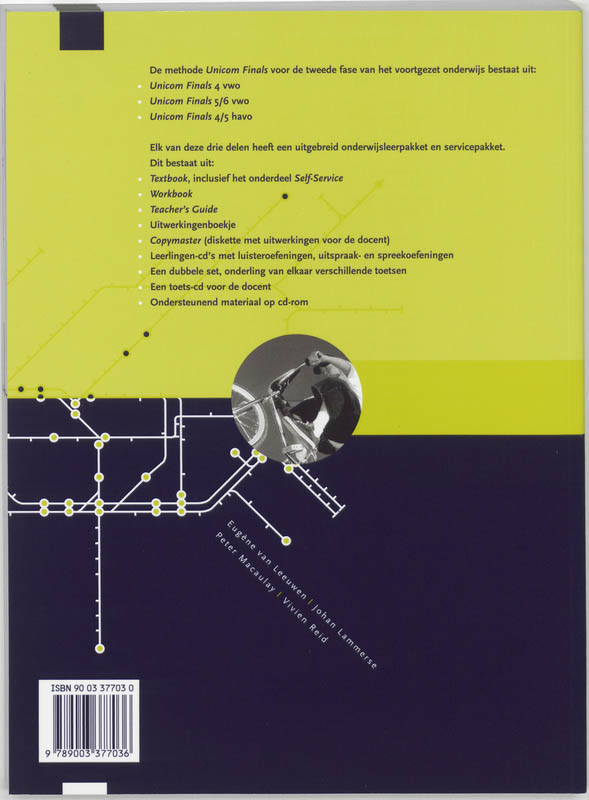 Achterkant van Workbook