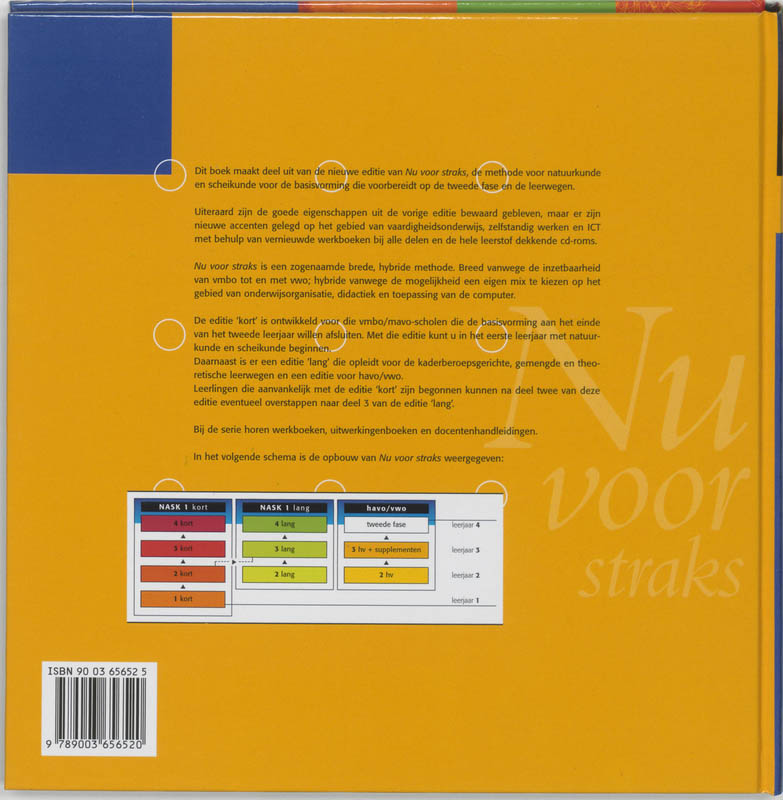Achterkant van Leerboek