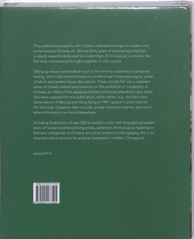 Achterkant van Modernities of Chinese Art