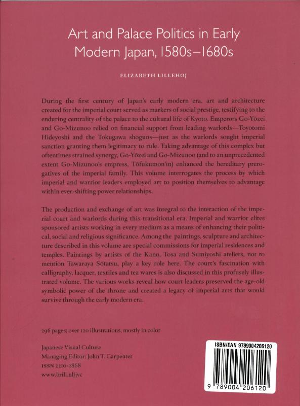 Achterkant van Art and palace politics in early modern Japan, 1580s-1680s