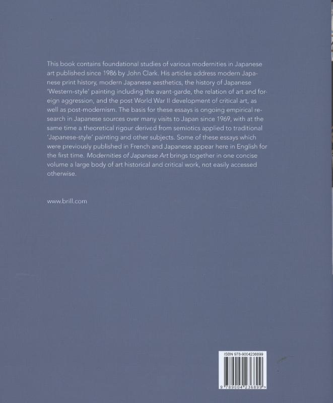Achterkant van Modernities of Japanese art