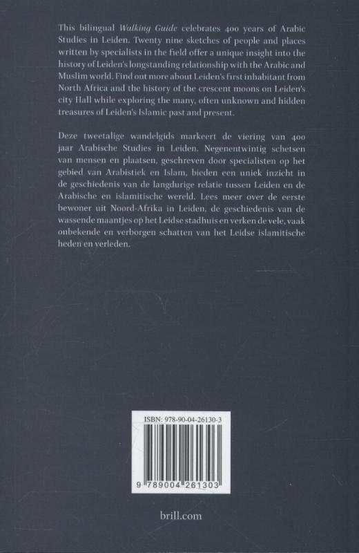 Achterkant van Walking guide / wandelgids